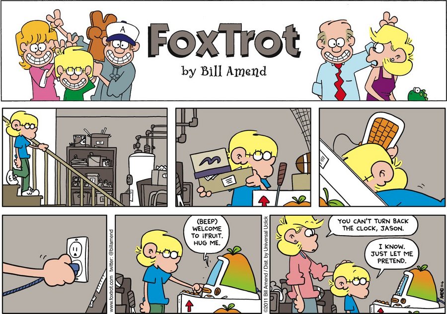 image from FoxTrot's homage to Steve Jobs